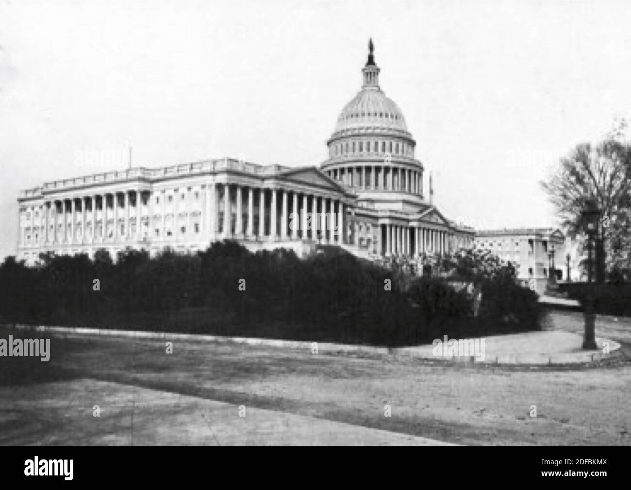 Antikes Vintage-Foto des Weißen Hauses, Washington Anfang 1900 Stockfoto