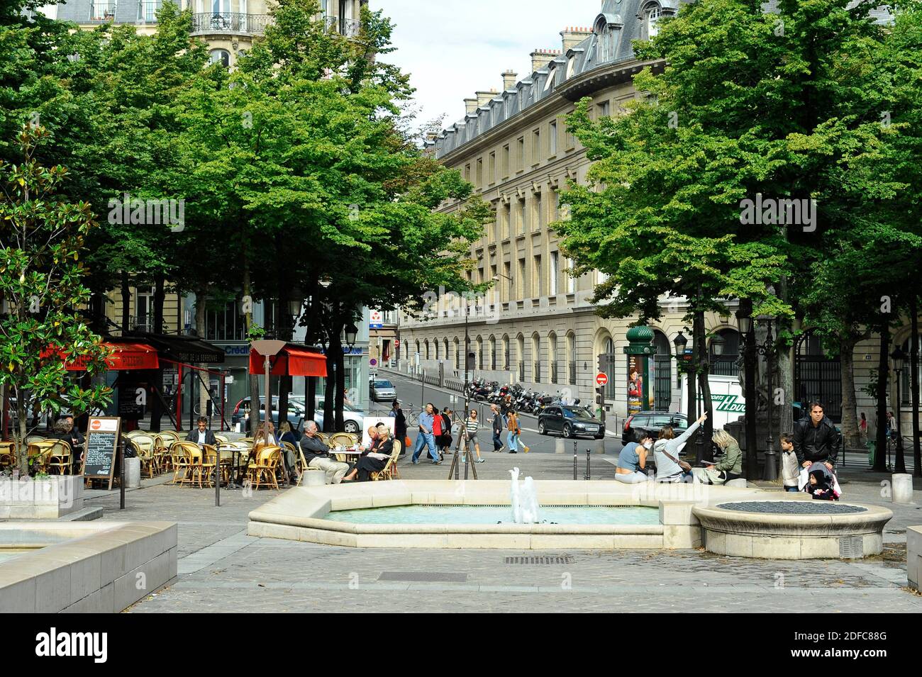 Frankreich, Paris, Quartier Latin, Place de la Sorbonne Stockfoto