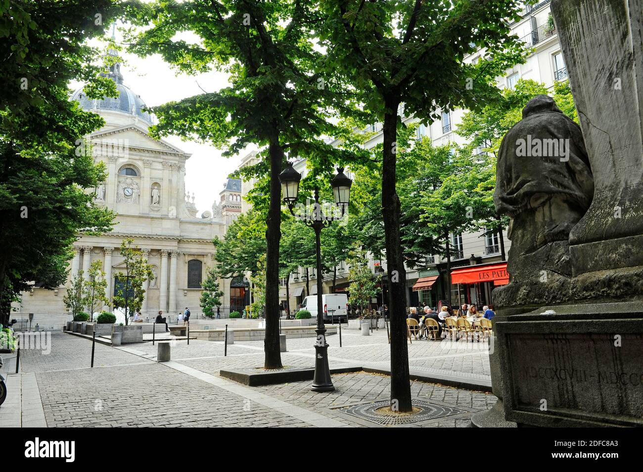 Frankreich, Paris, Quartier Latin, Place de la Sorbonne Stockfoto