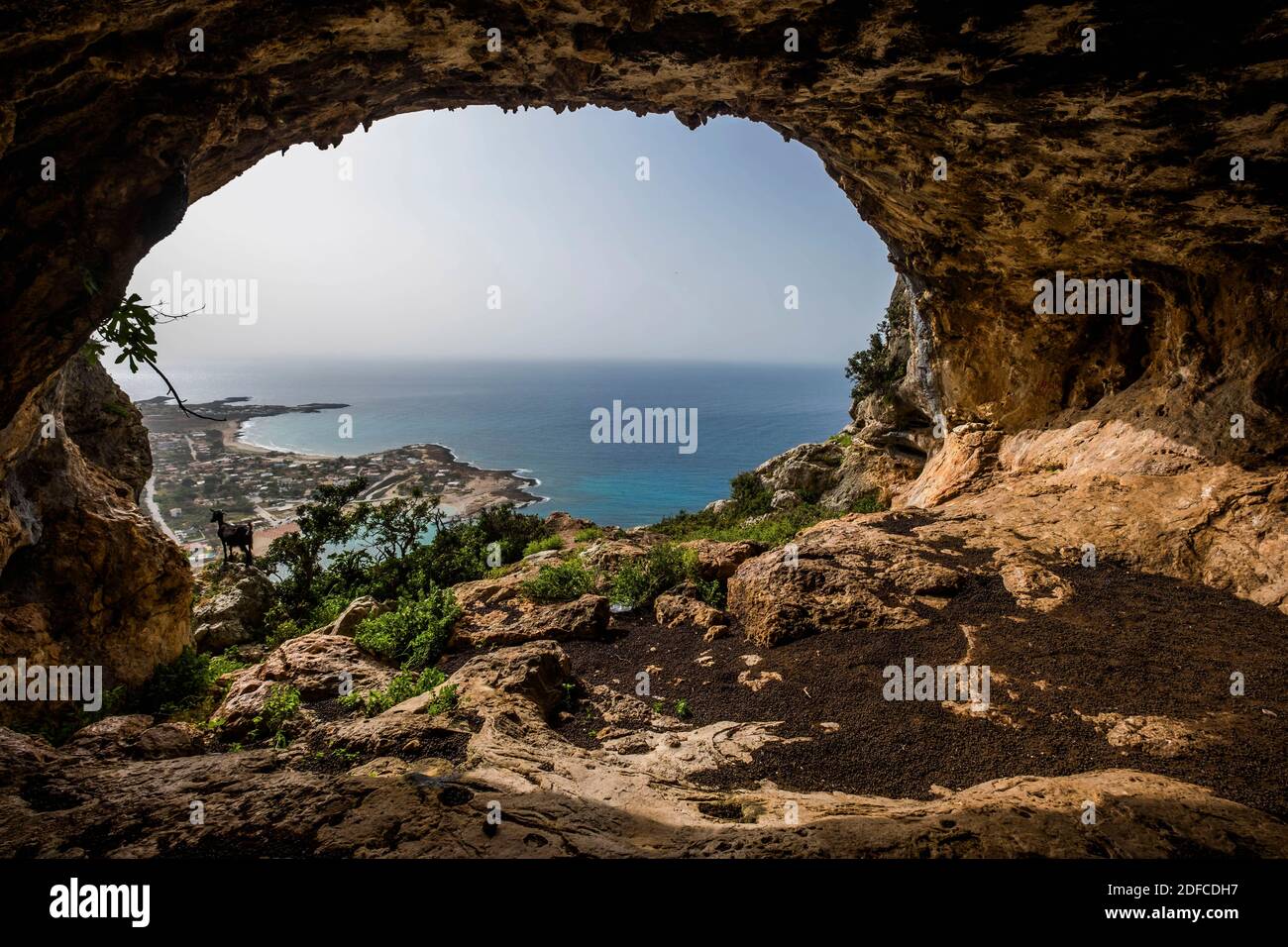 Griechenland, Kreta, Acroterra, Stavros, Lera Höhle Stockfoto