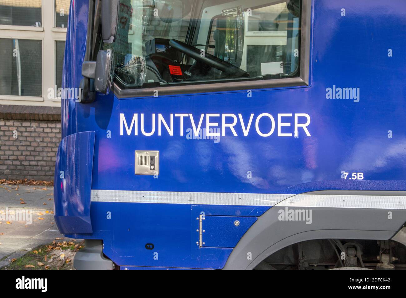 Coin Transport Truck von der G4S Security Company in Amsterdam Niederlande 2018 Stockfoto