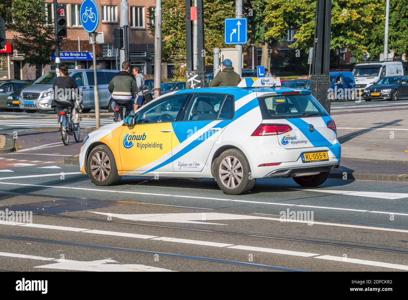 Driver Education School ANWB in Amsterdam Niederlande 2018 Stockfoto