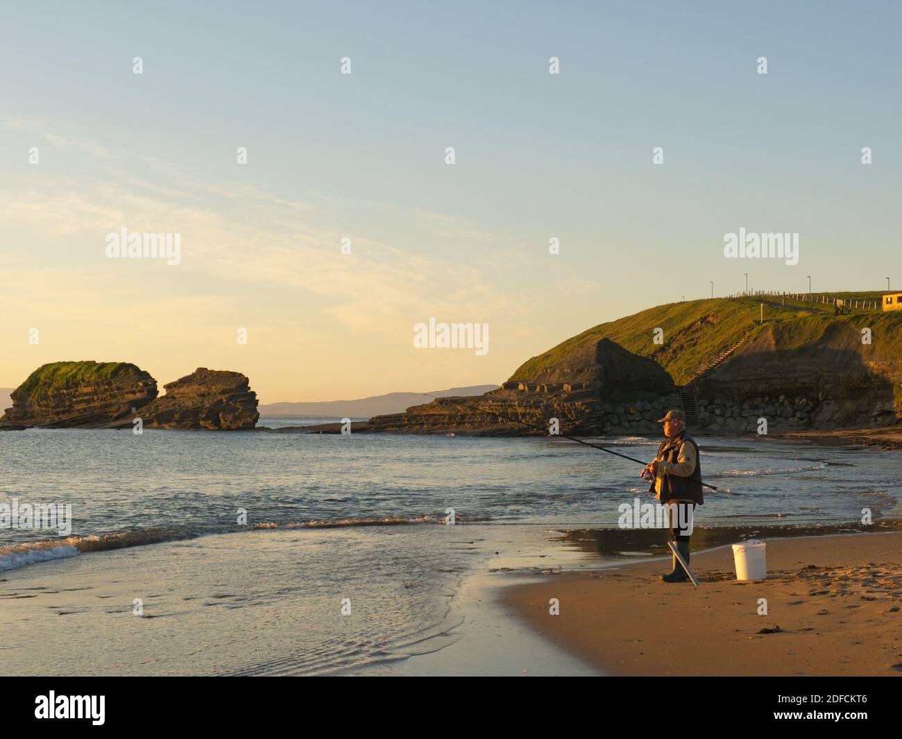 Wilde Atlantikküste. Donegal. Irland Stockfoto