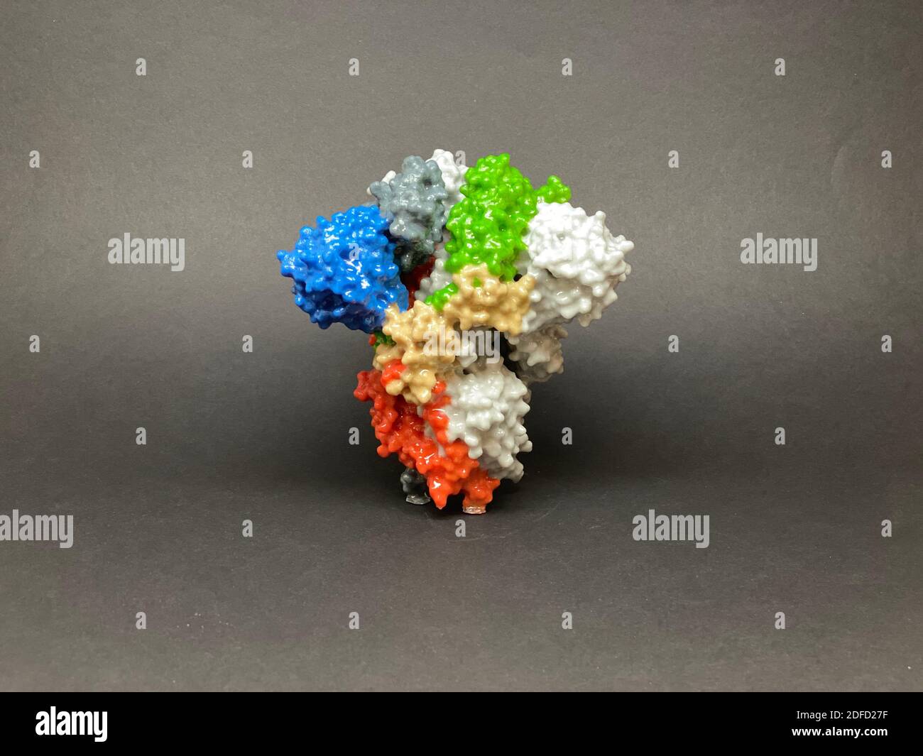 Neuartiges Coronavirus sars-Cov-2 Spike Protein Stockfoto