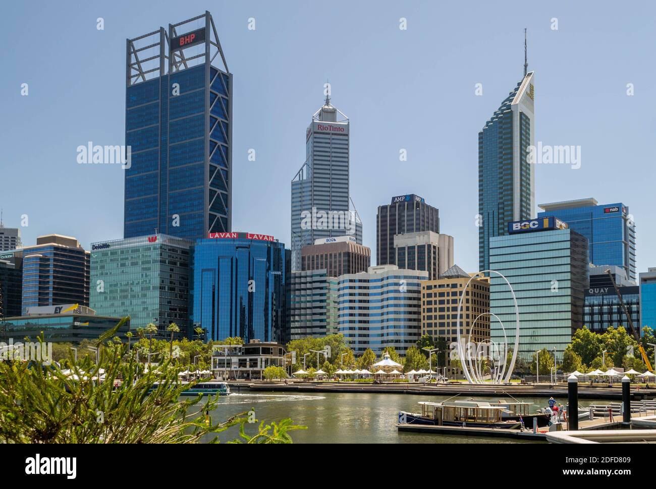 Das CBD Perth, Westaustralien Stockfoto