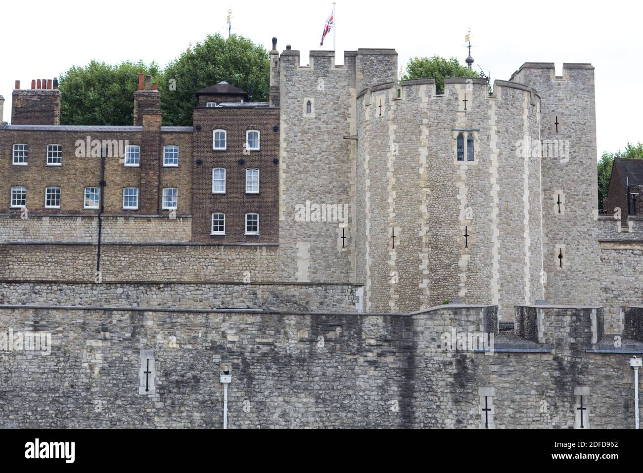 Der Tower of London, offiziell Königlicher Palast und Festung Ihrer Majestät in London Stockfoto