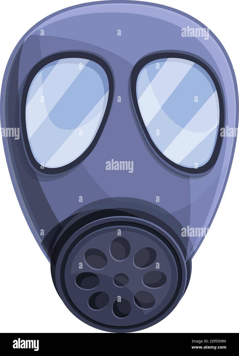 Symbol für Maske für chemische Gase. Cartoon von chemischen Gasmaske  Vektor-Symbol für Web-Design isoliert auf weißem Hintergrund  Stock-Vektorgrafik - Alamy