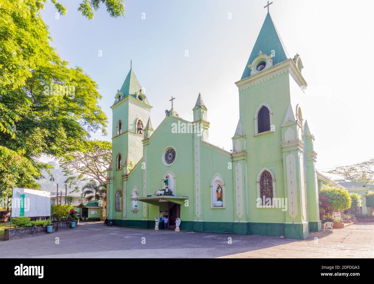 Eine Kirche in Batangas, Philippinen Stockfoto
