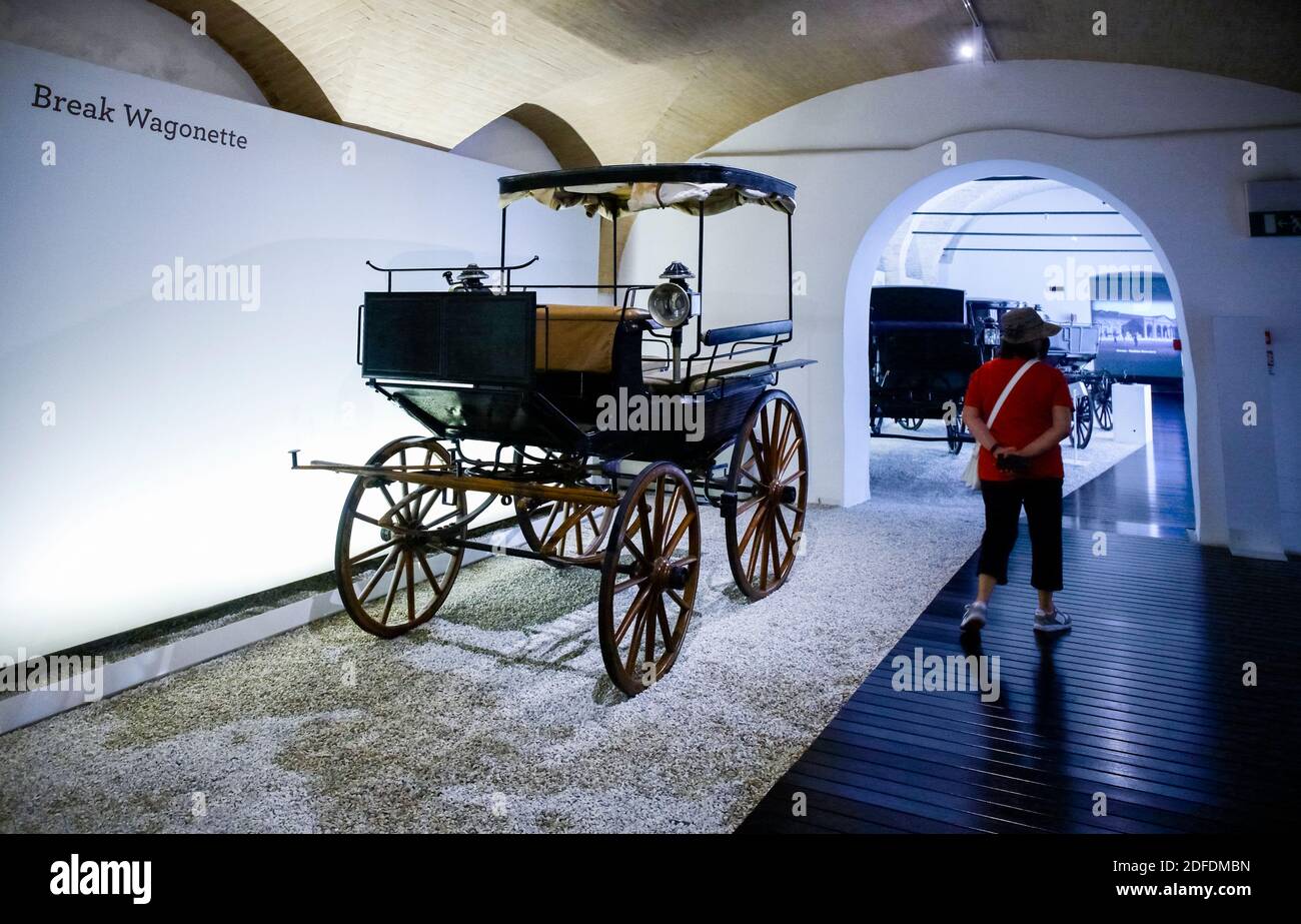 Italien Marche Macerata Civic Museum des Palazzo Buonaccorsi - Museum Der Beförderung - Stockfoto