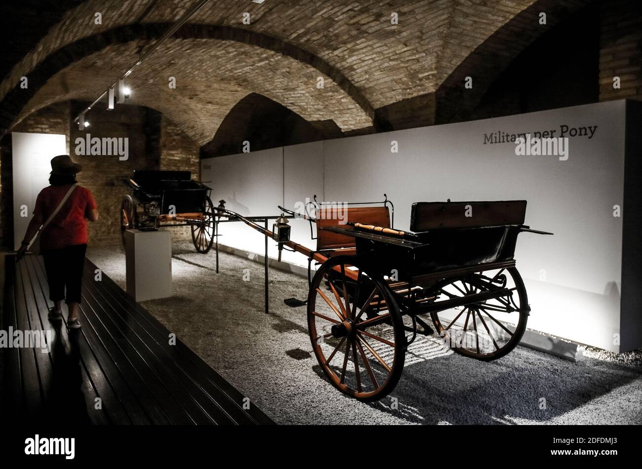 Italien Marche Macerata Civic Museum des Palazzo Buonaccorsi - Museum Der Beförderung - Stockfoto