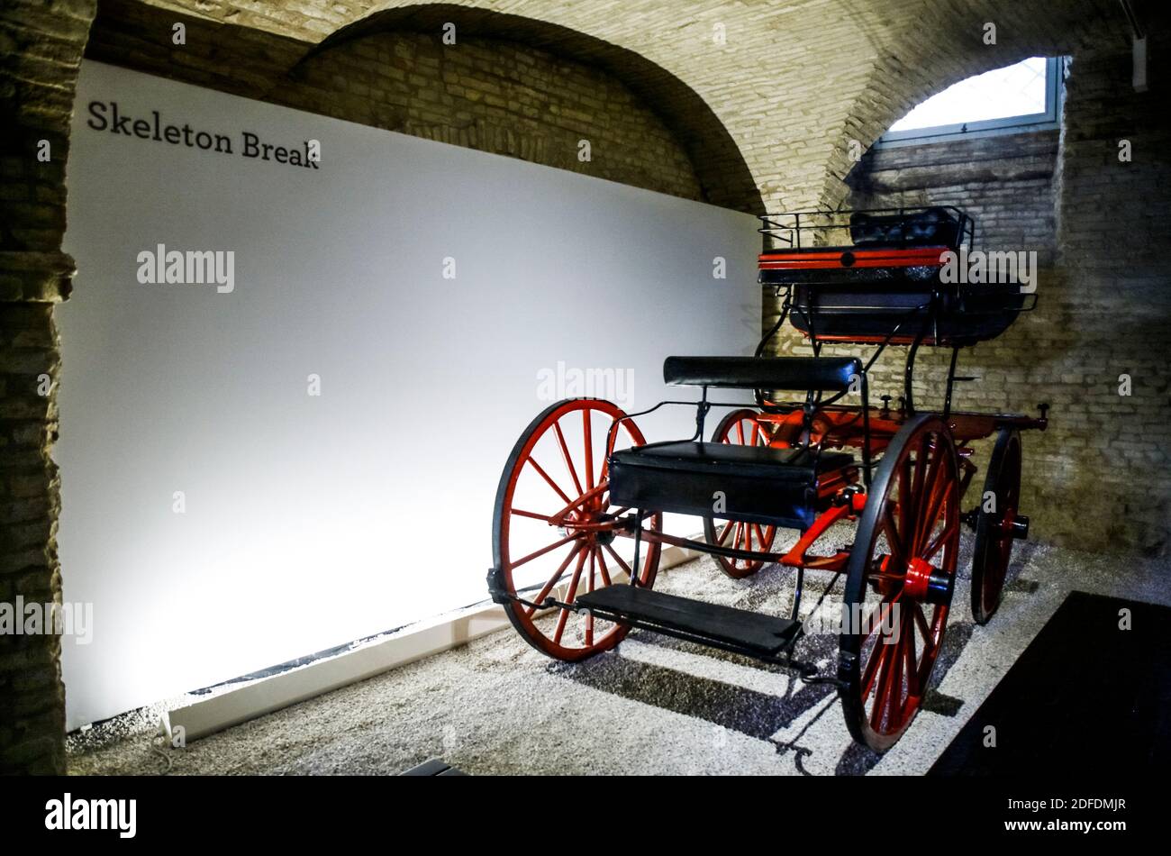 Italien Marche Macerata Civic Museum des Palazzo Buonaccorsi - Museum Der Beförderung - Stockfoto