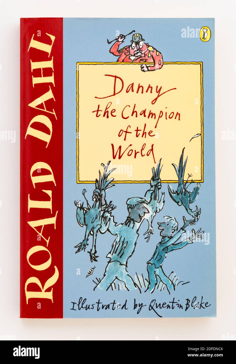 Danny der Weltmeister von Roald Dahl - paperback puffin illustriert von Quentin Blake Stockfoto