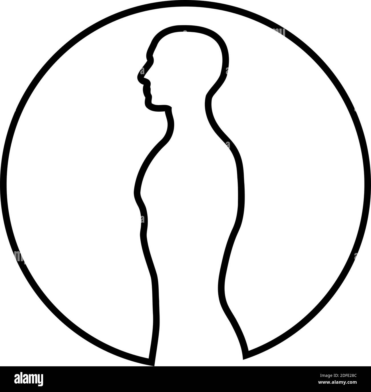 Mensch, Fitness, Sport, Medizin, Logo Stock Vektor