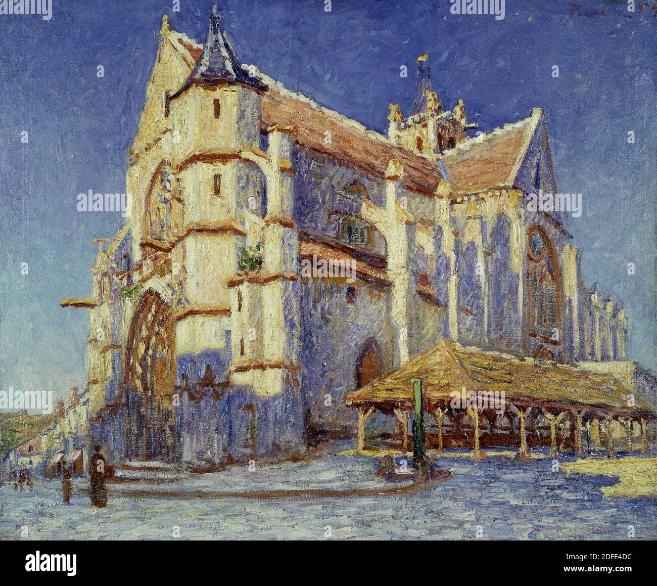 Die Kirche von Moret - 1904 - Öl auf Leinwand. Autor: FRANCIS PICABIA. Ort: PRIVATE SAMMLUNG. Frankreich. Stockfoto