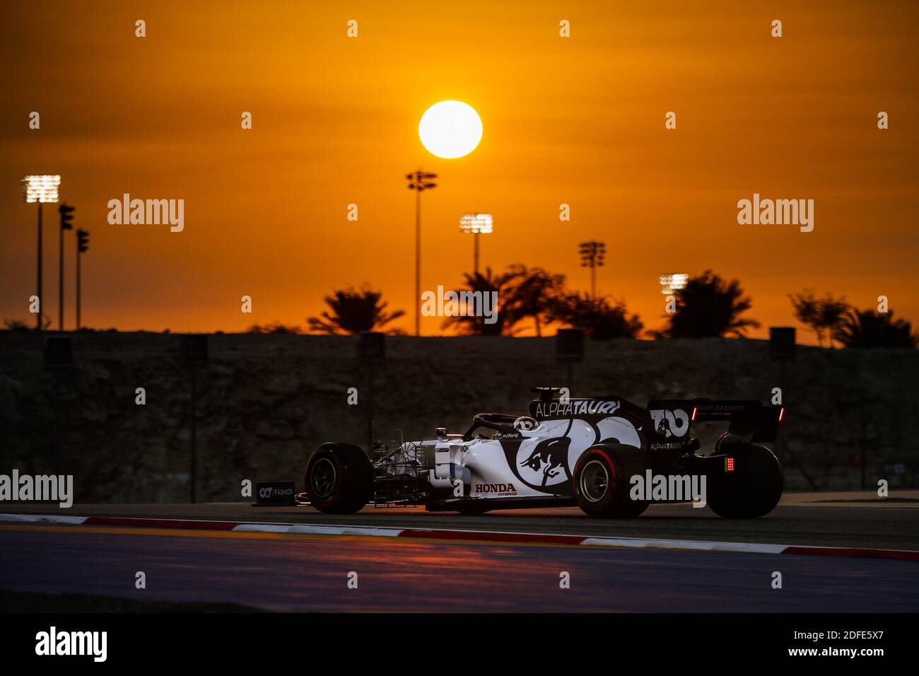 KVYAT Daniil (rus), Scuderia AlphaTauri Honda AT01, Aktion während des Formel 1 Rolex Sakhir Grand Prix 2020, vom 4. Bis 6. Dezember 2020 auf dem Bahrain International Circuit, in Sakhir, Bahrain - Foto Florent Gooden / DPPI / LM Stockfoto