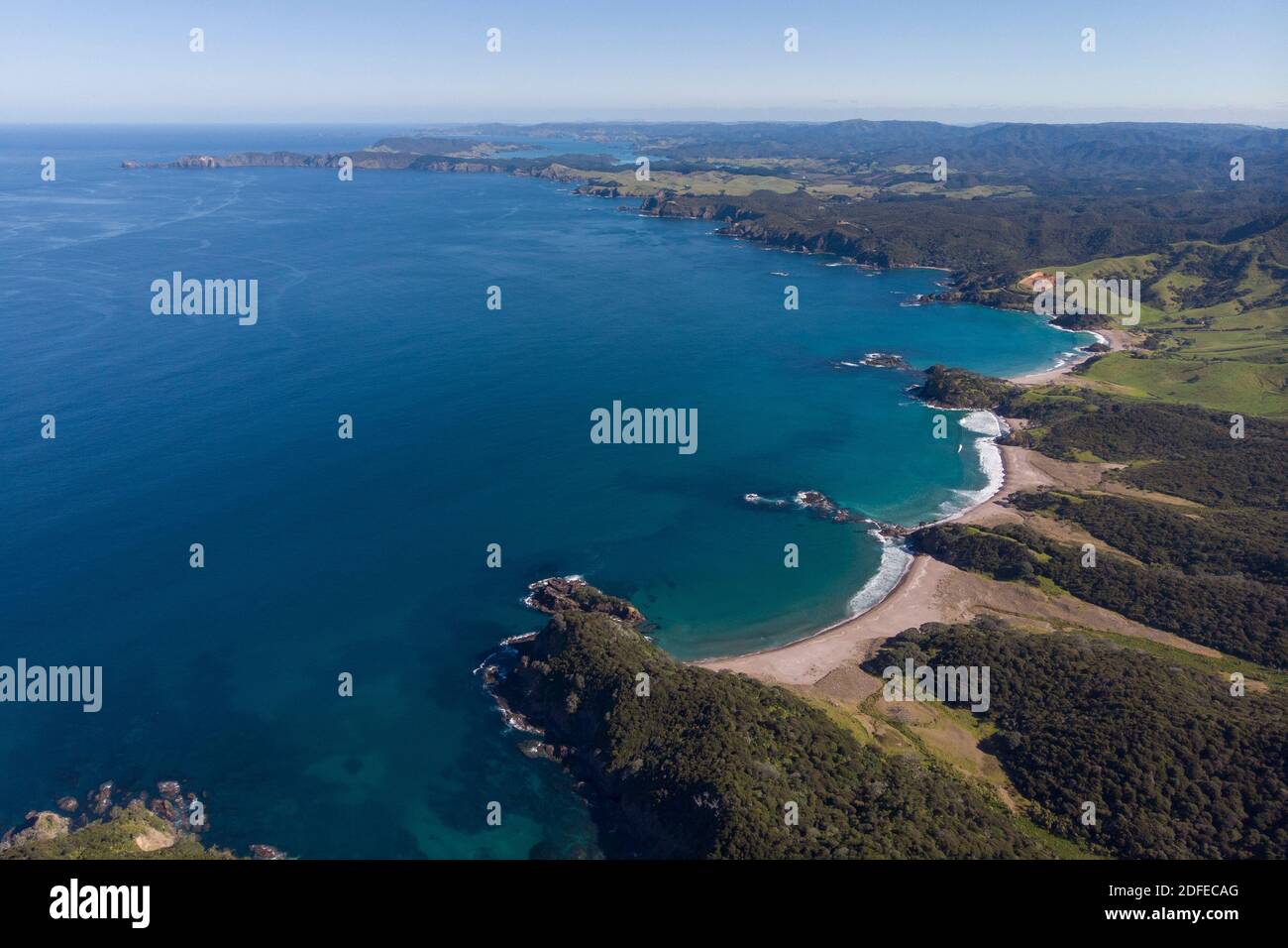 Tutukaka Coastline, Neuseeland Stockfoto