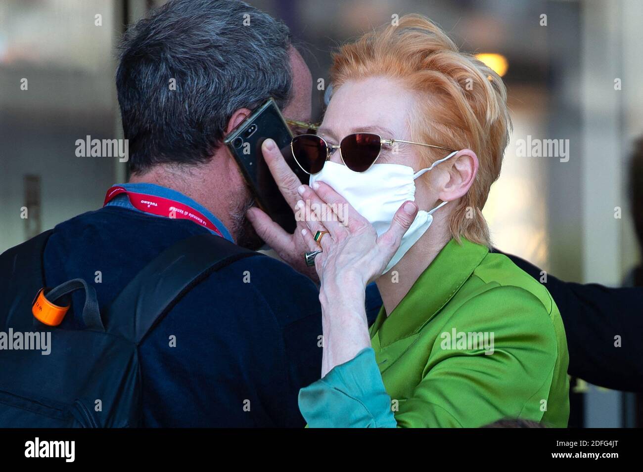 Tilda Swinton kommt am 03. September 2020 zum 77. Filmfestival Venedig im Excelsior in Venedig, Italien. Foto von Aurore Marechal/ABACAPRESS.COM Stockfoto