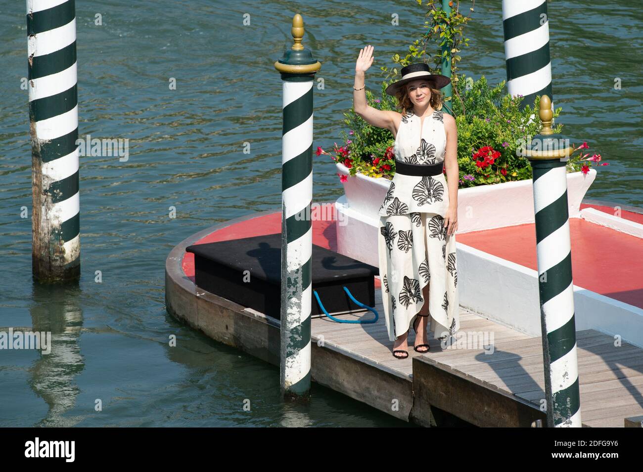 Sara Lazzaro kommt am 06. September 2020 im Excelsior im Rahmen des 77. Filmfestivals in Venedig an. Foto von Aurore Marechal/ABACAPRESS.COM Stockfoto