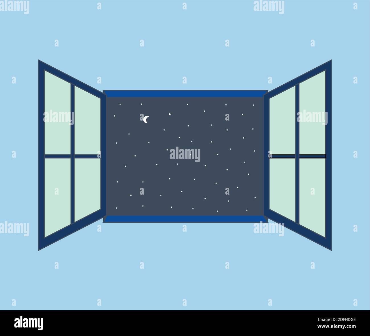 Design der Fensterdarstellung Stock Vektor