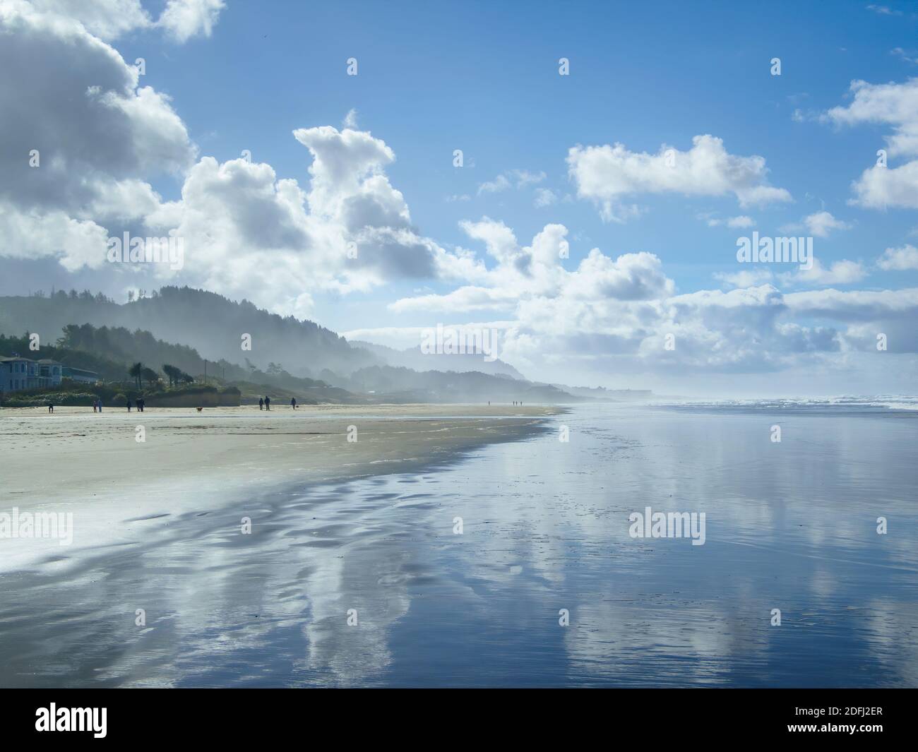 Yachats Beach, im Zentrum von Oregon Coast. Stockfoto