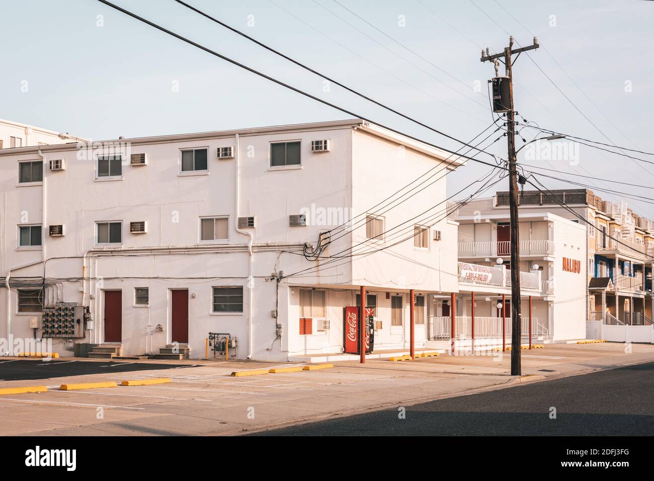 Malibu Motel, in Wildwood, New Jersey Stockfoto