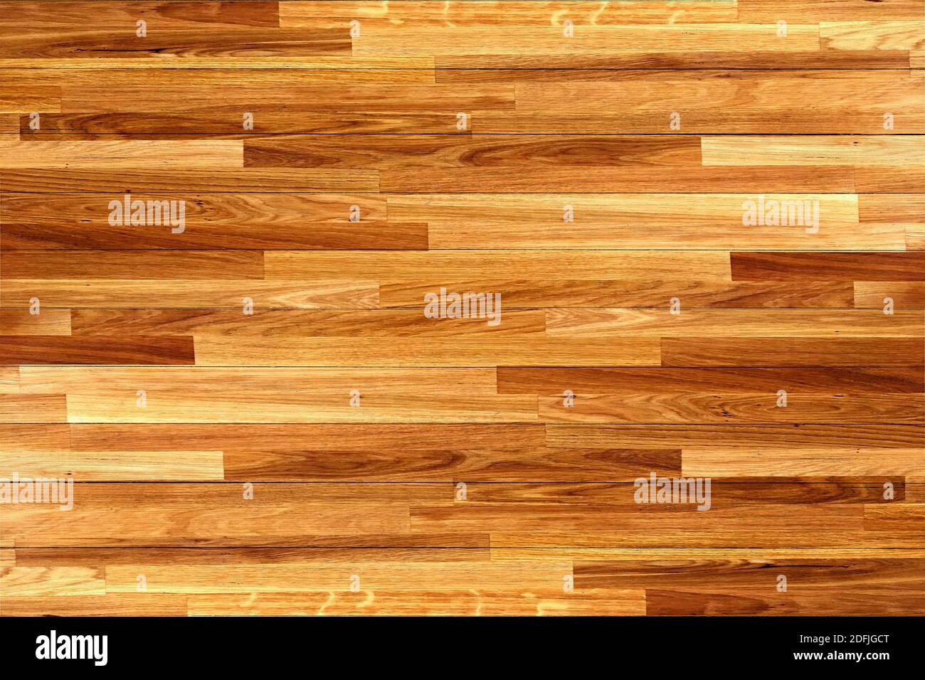 Holzparkettfußboden. Holzboden Textur Hintergrund Stockfoto
