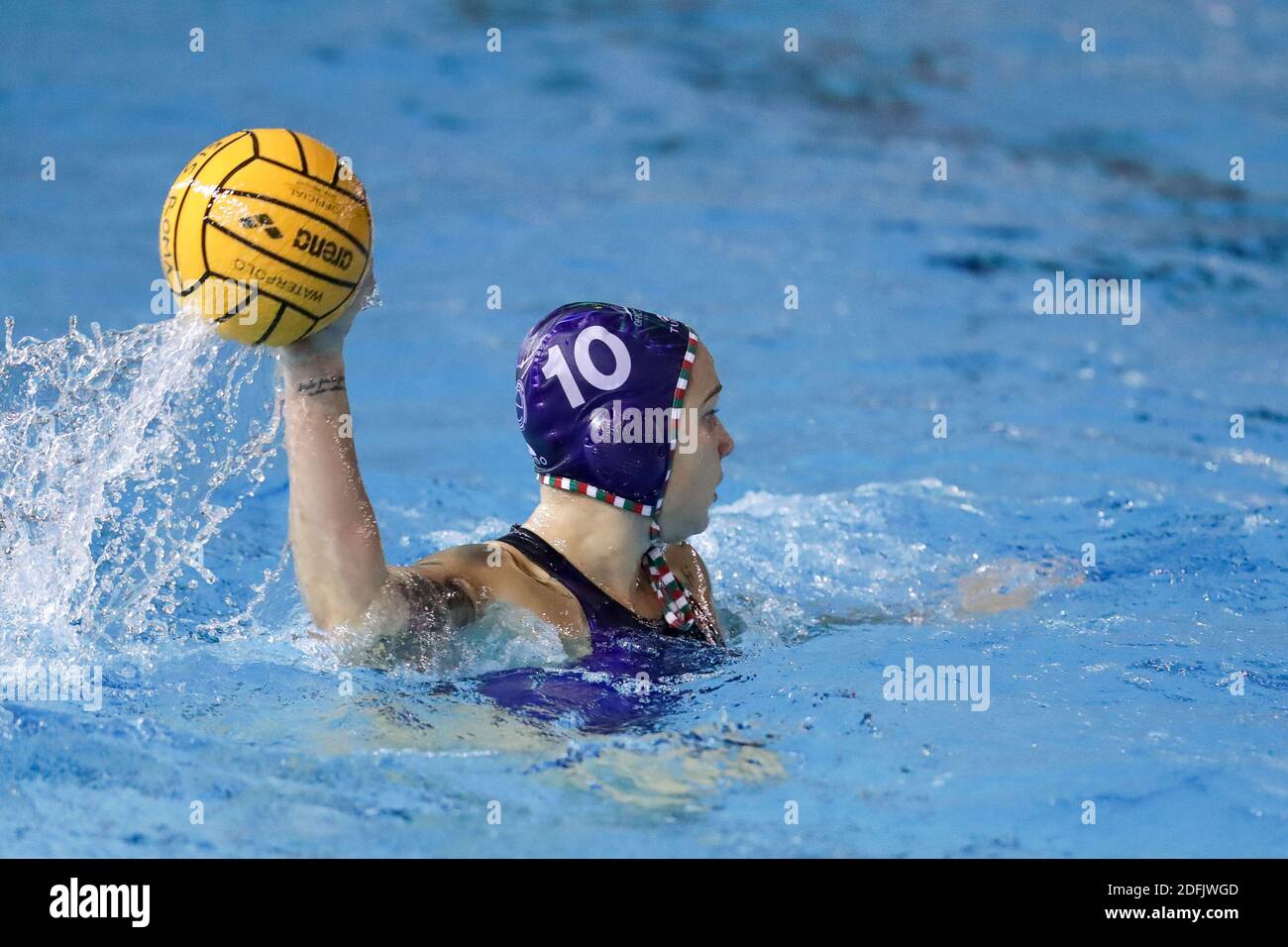 Roma, Italien. Dezember 2020. Roma, Italien, Lido di Ostia, 05. Dezember 2020, Jelena Vukovic (Ekipe Orizzonte) während Lifebrain SIS Roma gegen Ekipe Orizzonte - Wasserball Italienische Serie A1 Frauen Spiel Kredit: Luigi Mariani/LPS/ZUMA Wire/Alamy Live News Stockfoto