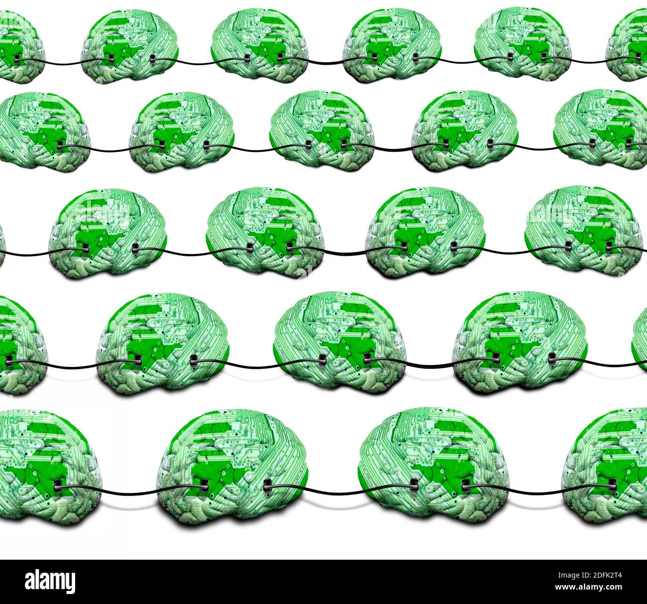 Künstliche Intelligenz, konzeptionelle Darstellung Stockfoto