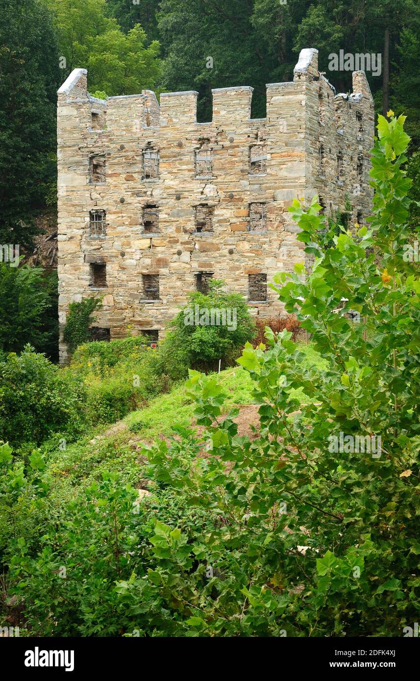 Chapman's Mill oder Beverley's Mill in Prince William County, Virginia. Stockfoto