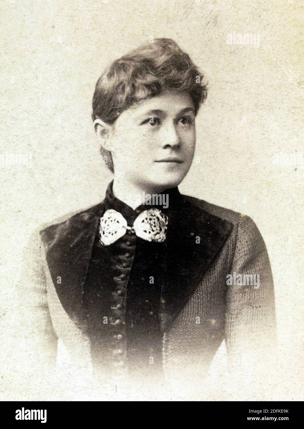EVA NANSEN (1858-1907) norwegische Mezzosopranistin Sängerin und Ehefrau von Polar explorer Fridtjof Nansen Stockfoto