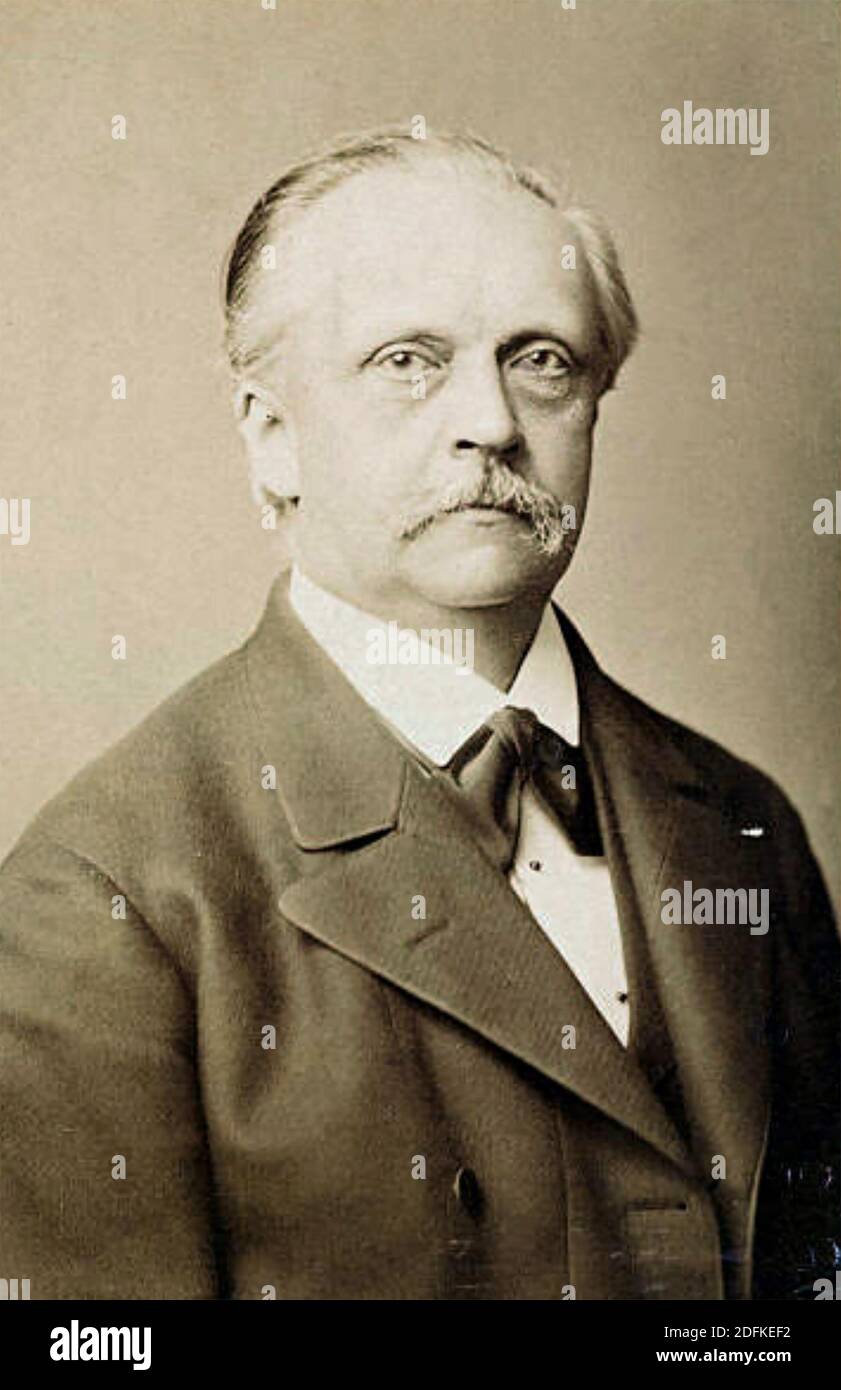 HERMANN von Helmholtz (1821-1894), deutscher Arzt und Physiker Stockfoto