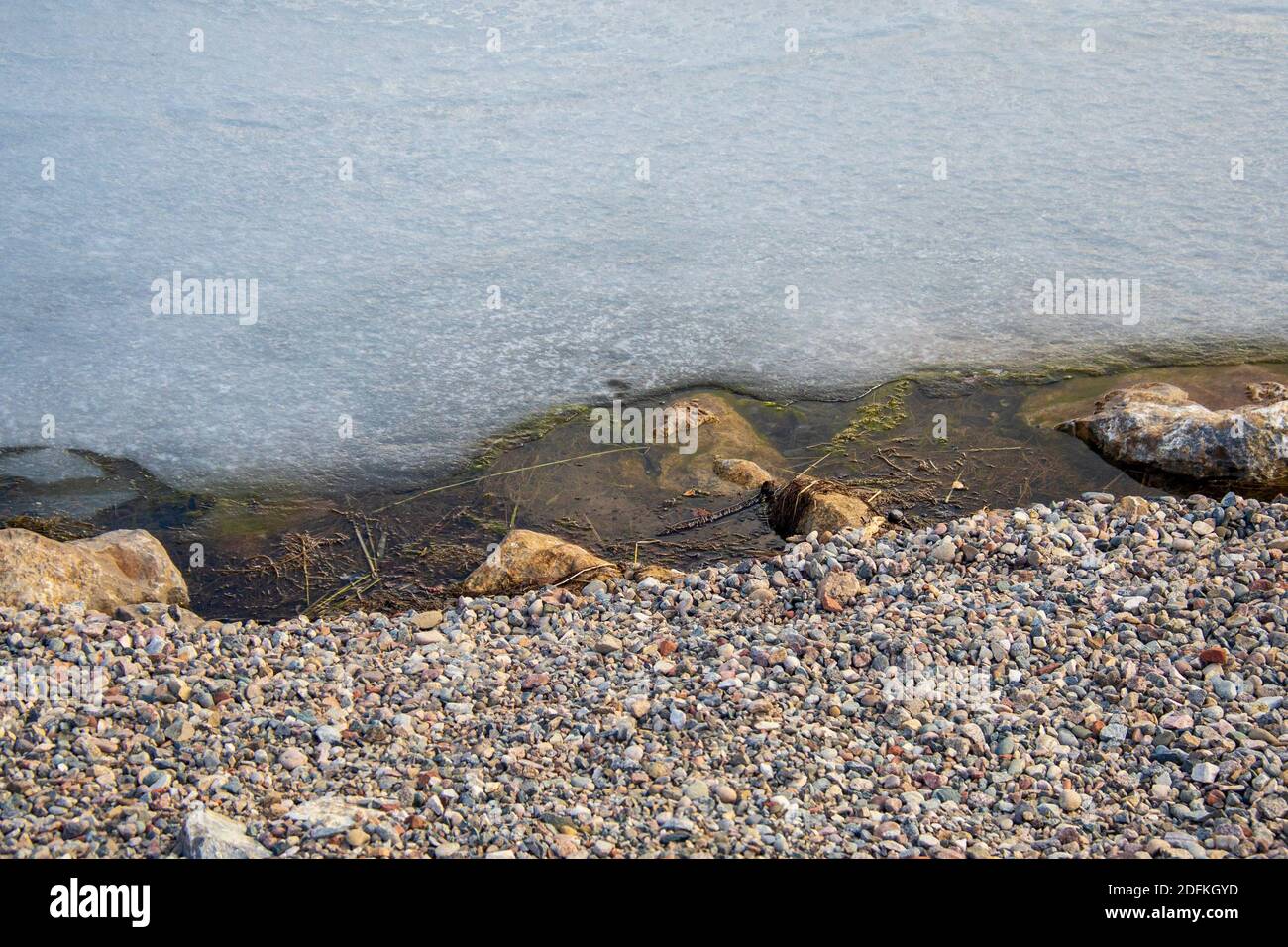 Sylvan Lake November 2020 Stockfoto