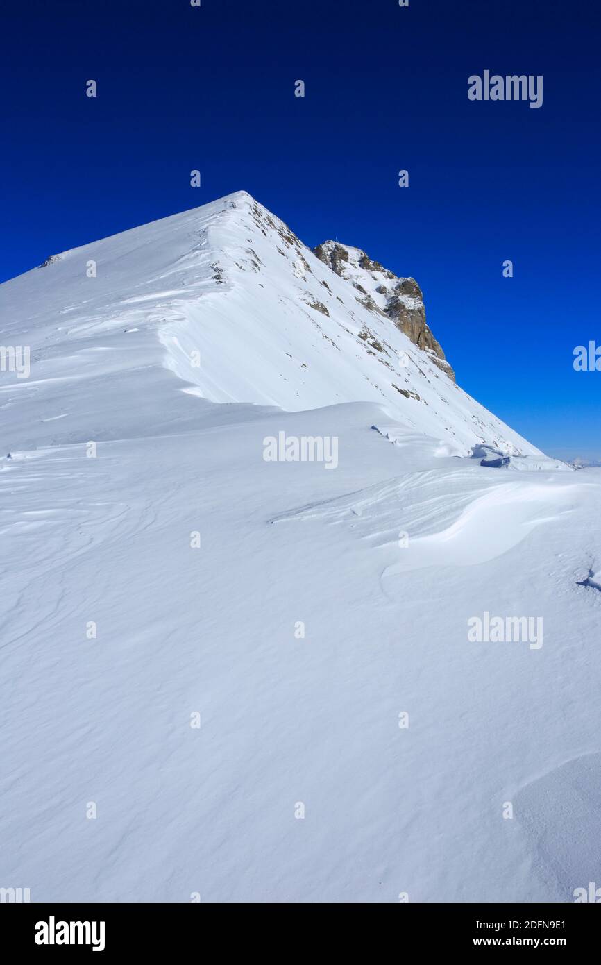 Titlis, Obwalden/Bern, Buendner Alpen, Zentralschweizer Alpen, Zentralschweiz, Schweiz, Bündner Alpen Stockfoto