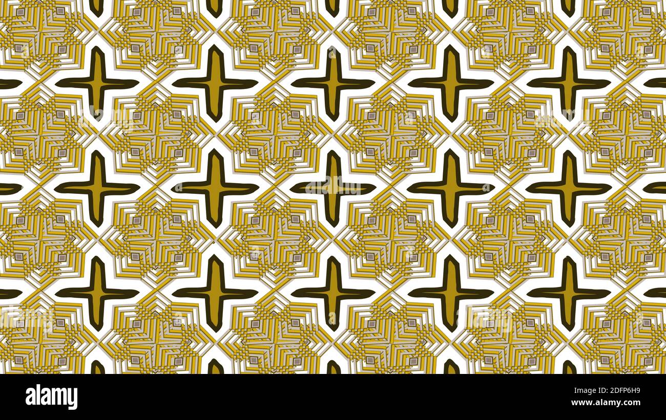 Goldene Sternsymbole, Vektorgrafik, mit Plus-Symbolen. Stock Vektor