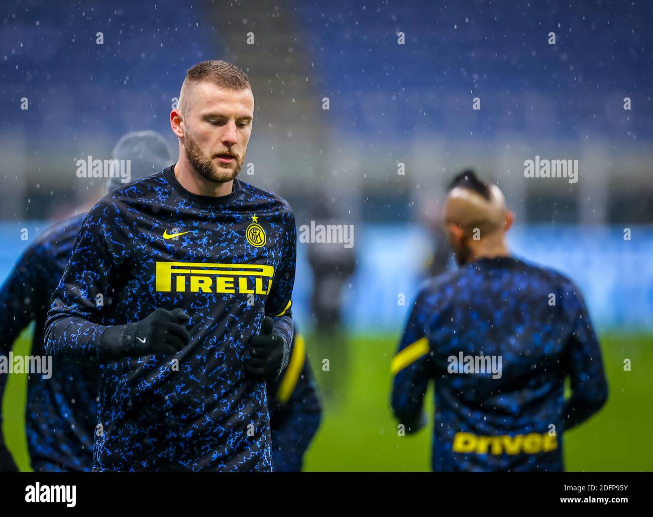 5. Dezember 2020, Mailand, Italien: Milan Skriniar des FC Internazionale während des Fußballspiels des 2020/21 FC Internazionale gegen den FC Bologna im San Siro Stadion, Mailand, Italien, am 05. Dezember 2020 - Foto FCI / Fabrizio Carabelli / LM (Bild: © Fabrizio Carabelli/LPS via ZUMA Wire) Stockfoto