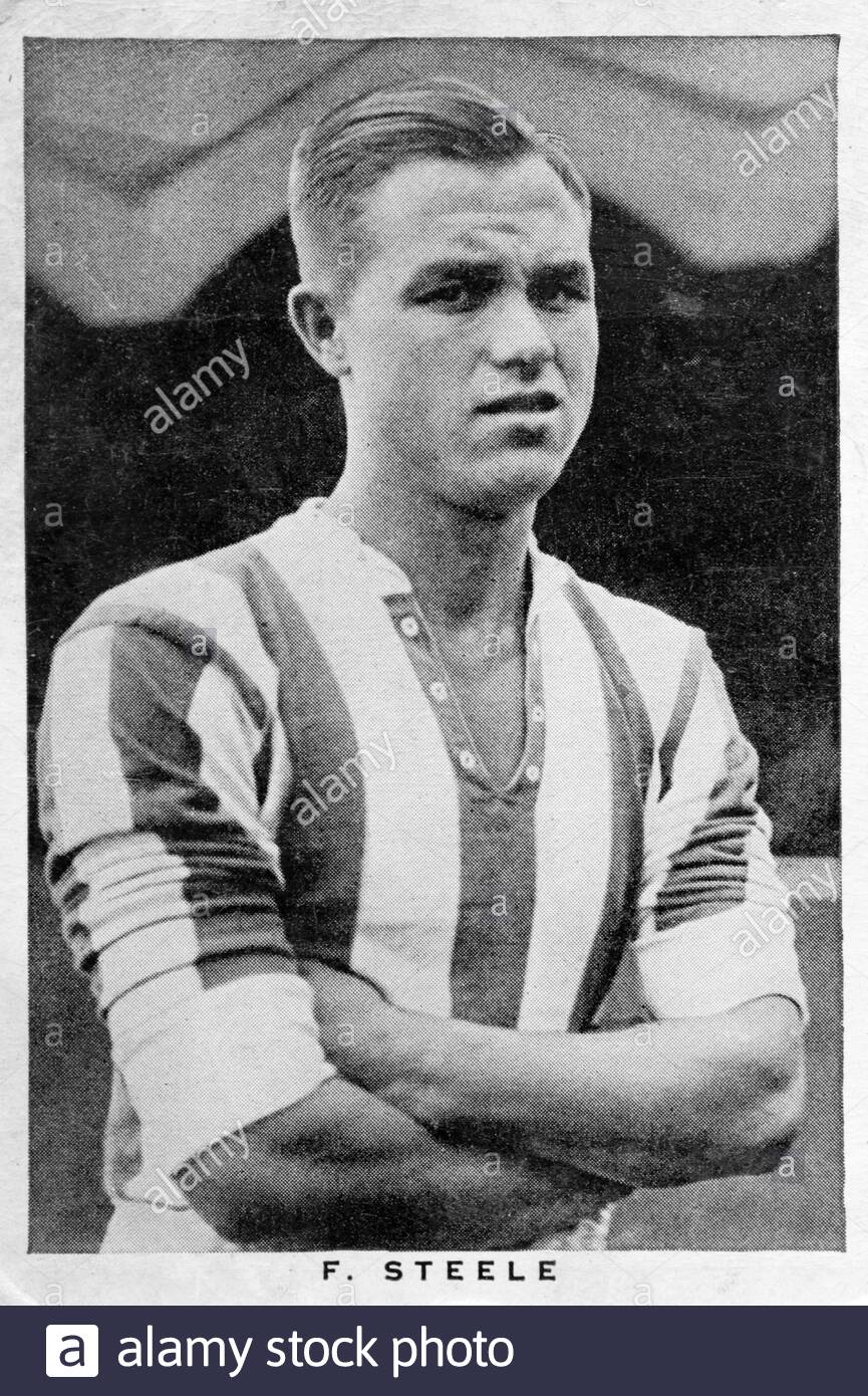 Freddie Steele, 1916 – 1976, war ein englischer Fußballprofi, der in den 1930er und 1940er Jahren als Stürmer für Stoke City und England spielte Stockfoto