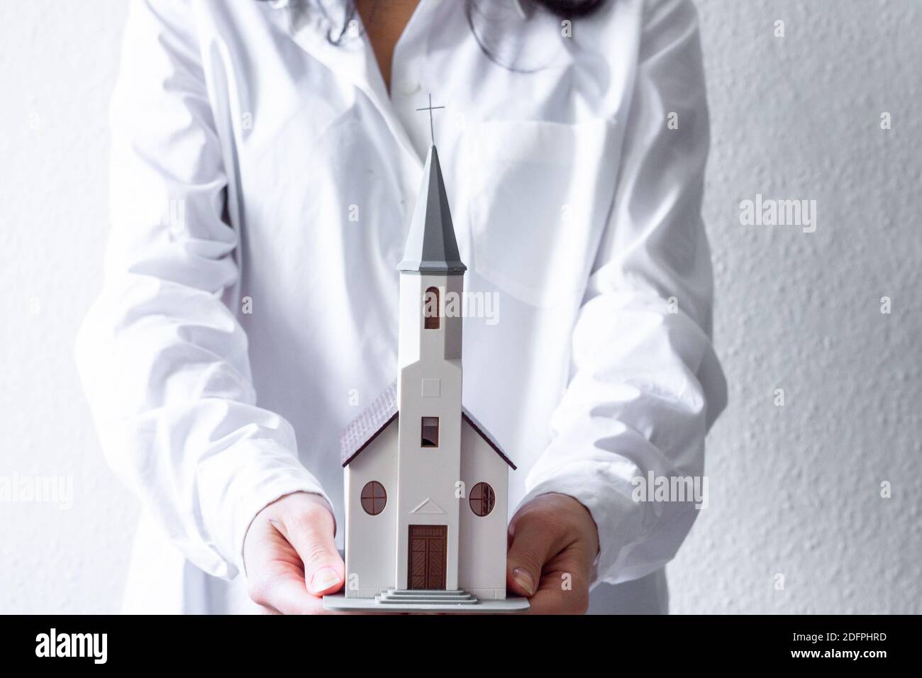 Religion, christentum und Nächstenliebe Konzept Stockfoto