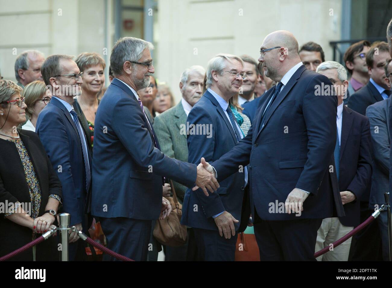 Der ehemalige Landwirtschaftsminister Stephane Travert beim