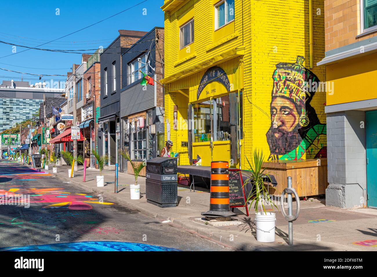 Haus von Moses in Kensington Market in Toronto, Kanada Stockfoto