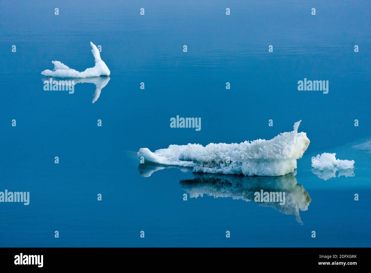Schwimmendes Eis in Fernost Tschuktschensee, Russland Stockfoto