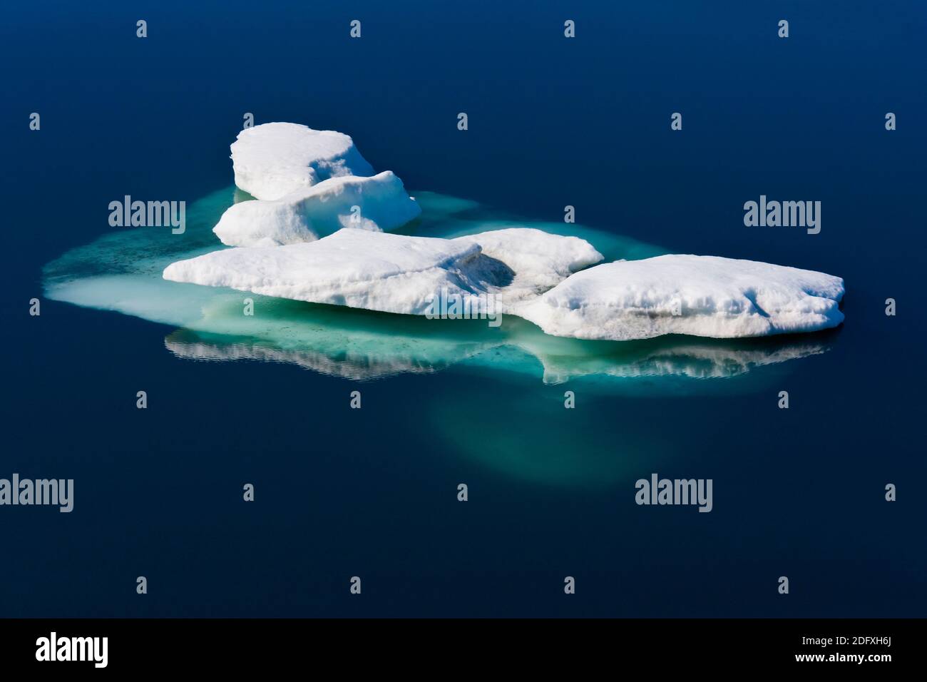 Treibeis auf Beringmeer, Russlands Fernen Osten Stockfoto