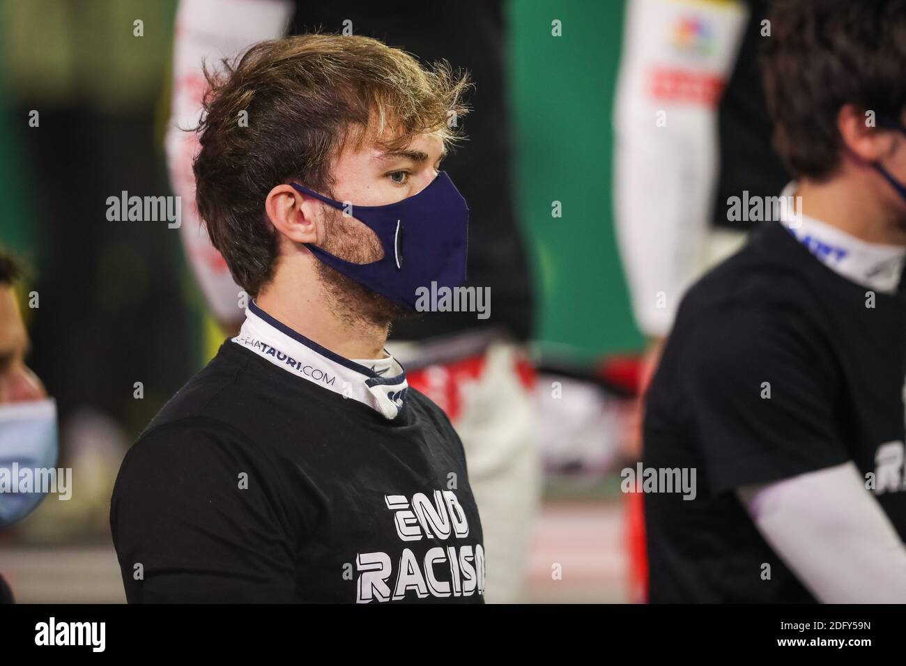 GASLY Pierre (Fra), Scuderia AlphaTauri Honda AT01, Portrait während des Formel 1 Rolex Sakhir Grand Prix 2020, von Dezember / LM Stockfoto