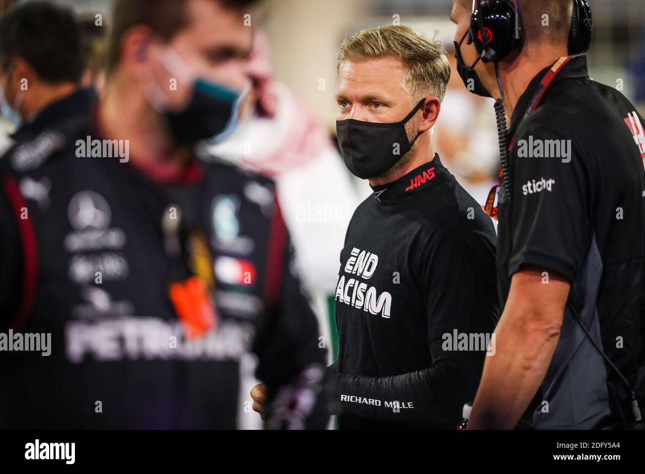 MAGNUSSEN Kevin (dnk), Haas F1 Team VF-20 Ferrari, Portrait während des Formel 1 Rolex Sakhir Grand Prix 2020, von Dezember / LM Stockfoto