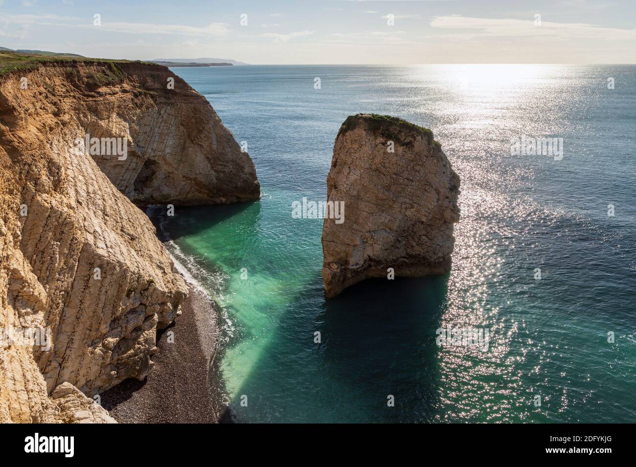 Freshwater Bay, Isle Of Wight Stockfoto