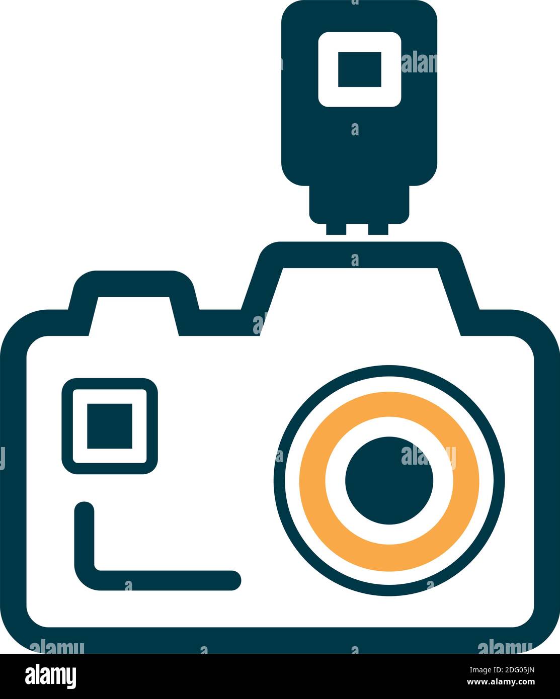 Kamera-Symbol trendy flachen Stil . Kamerasymbol für Ihr Website-Design, Logo, App, UI. Vektorgrafik, Stock Vektor