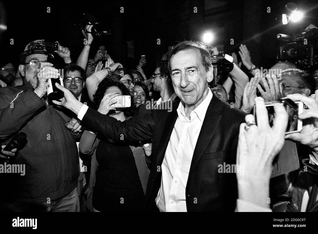 Fotorepertoire, Italien. Dezember 2020. Palazzo Marino, das Fest für Giuseppe Salas Sieg (MAILAND - 2016-06-20, Luca Matarazzo) ps das Foto kann in Übereinstimmung mit dem Kontext verwendet werden, in dem es aufgenommen wurde, und ohne die diffamierende Absicht des Dekorums der vertretenen Personen nur redaktionelle Verwendung Kredit: Unabhängige Fotoagentur/Alamy Live News Stockfoto