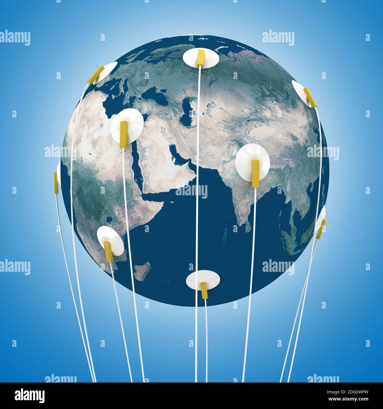 Das Konzept des Planeten zu retten Stockfoto