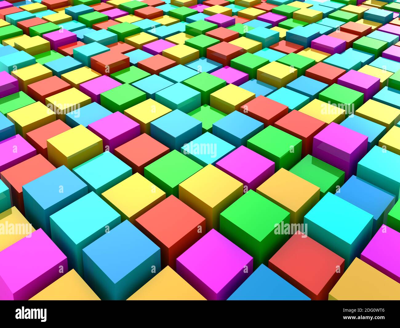 Bunte abstrakte 3d Hintergrund Stockfoto