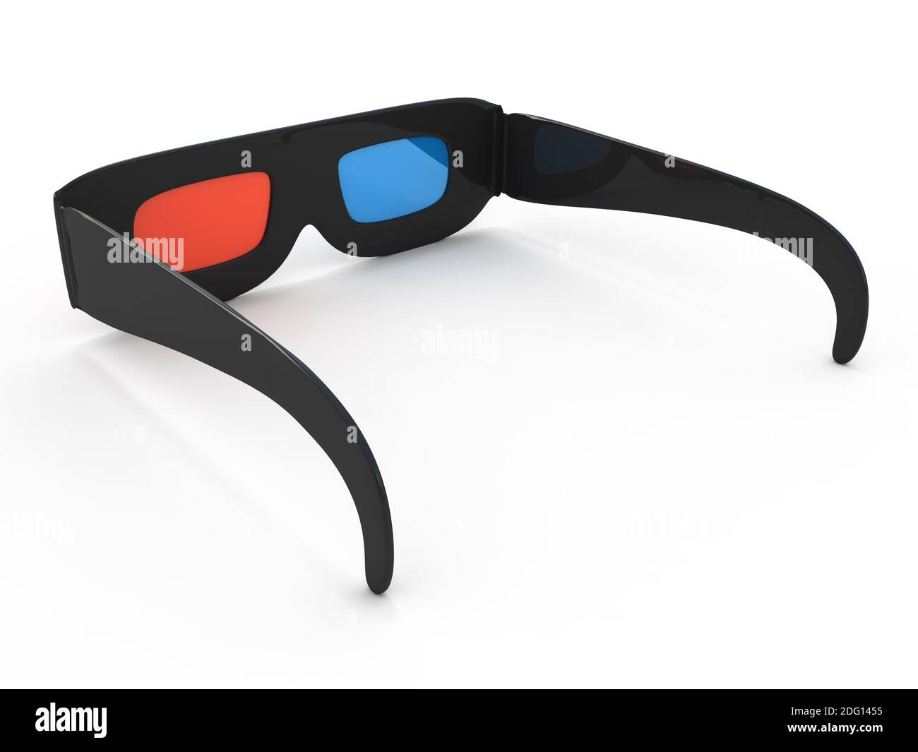 Glassess für 3d Stockfoto