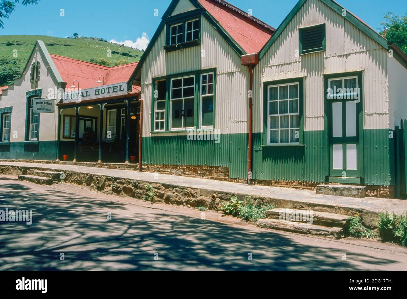The Royal Hotel at Pilgrims Rest, Mpumalanga, Südafrika Stockfoto